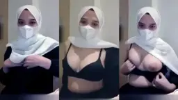 Gadis Berhijab Putih Yang Menggoda Dan Bergairah