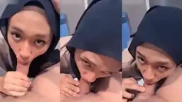 Hijab Genit Mengisap Kontol Besar Sampai Puas