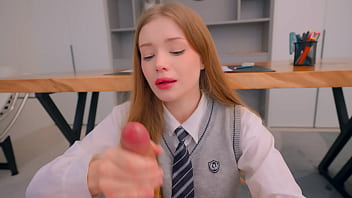 Kepala Sekolah Menangkap Murid Cewek Di Situs Webcam! Mau Dihajar Kasar Atau Dikeluarin Dari Sekolah, Pilih Aja Sayang!