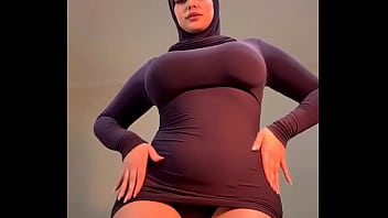 Gadis Berhijab Yang Menggoda Menari Dengan Gerakan Sensual