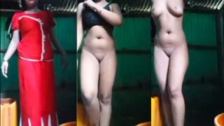Gadis Telanjang Dari Assam Merekam Aksi Striptisnya Dalam Video Panas