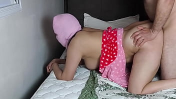 Pasangan Arab Nyata Di Rumah, Istri Hot Menggoda Dalam Posisi Doggystyle
