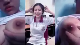 Gadis Sma Seksi Meremas Payudara Besar Hingga Susu Muncrat