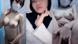 Rarah Hijaber Payudara Besar Masturbasi 2