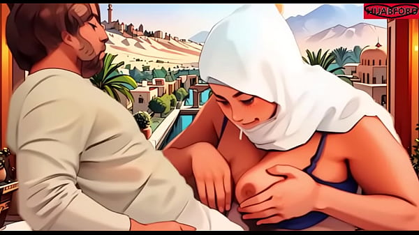 Wanita Berhijab Di Anime Menggesekkan Payudaranya Ke Batangku