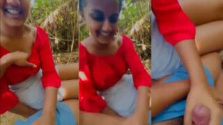 Kekasih Seksi Menggoda Di Alam Terbuka Dengan Sentuhan Mesra