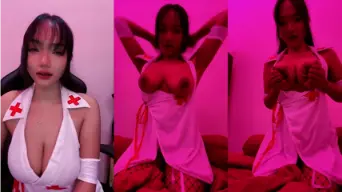 Sunflo Berubah Jadi Perawat Nakal Yang Menggoda Di Live Streaming