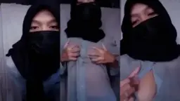 Ukhti Nina Asanti Berhijab Menggoda Dengan Colmek 11