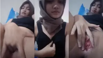 Abg Berhijab Toge Basah Memek Becek Mengocor