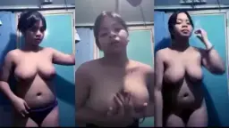 Montoknya Tiktoker Bikin Heboh Saat Mandi