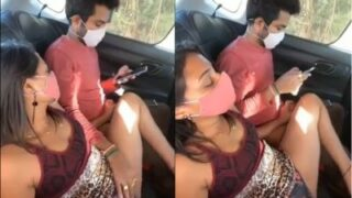 Pasangan Mesra Beraksi Panas Di Dalam Van Terbuka