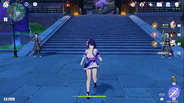 Raiden Genshin Bugil Dengan Yukata Mod Seksi Oleh Hexi Wang