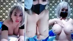 Bos Besar Desah Jepit Dildo Di Payudara Besarnya