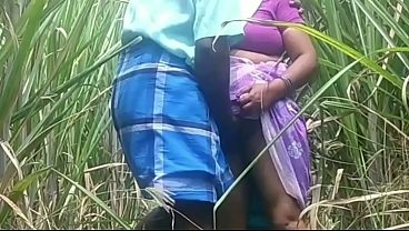 Desa India, Pasangan Bercinta Di Alam Bebas, Panas Dan Liar.