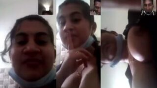 Cewek Medis Pamer Payudara Pas Kerja Di Video Call Mesum Mms