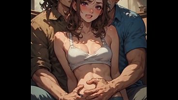 Ayah Tiri Dan Temannya Ngewe Anak Tiri Pake Suara Ai Cowok ( Bikinan Ai )