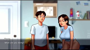 Ibu Tiri Melirik Ke Belakang…lalu Nyengir Nakal | Cuplikan Baru Yang Bikin Greget | Summertime Saga (18+)