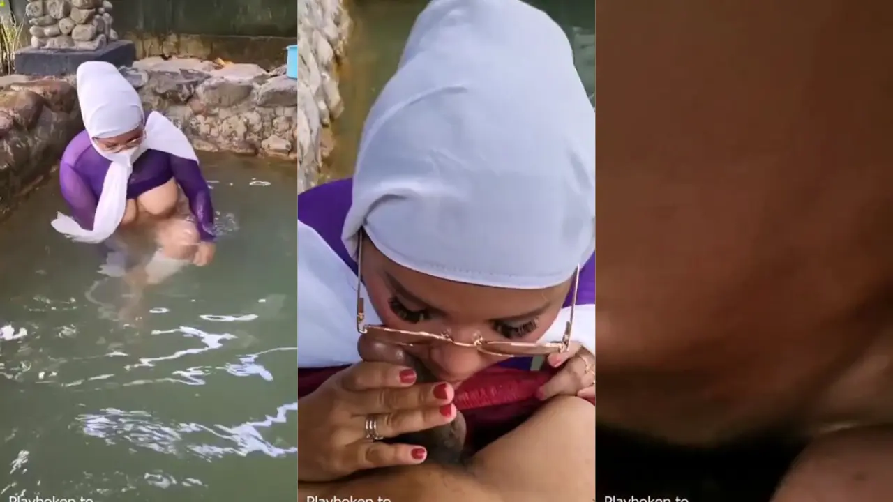 Tante Yona Digebrak Sambil Berendam Di Pemandian, Suara Percikan Air Bercampur Erangan Basah.